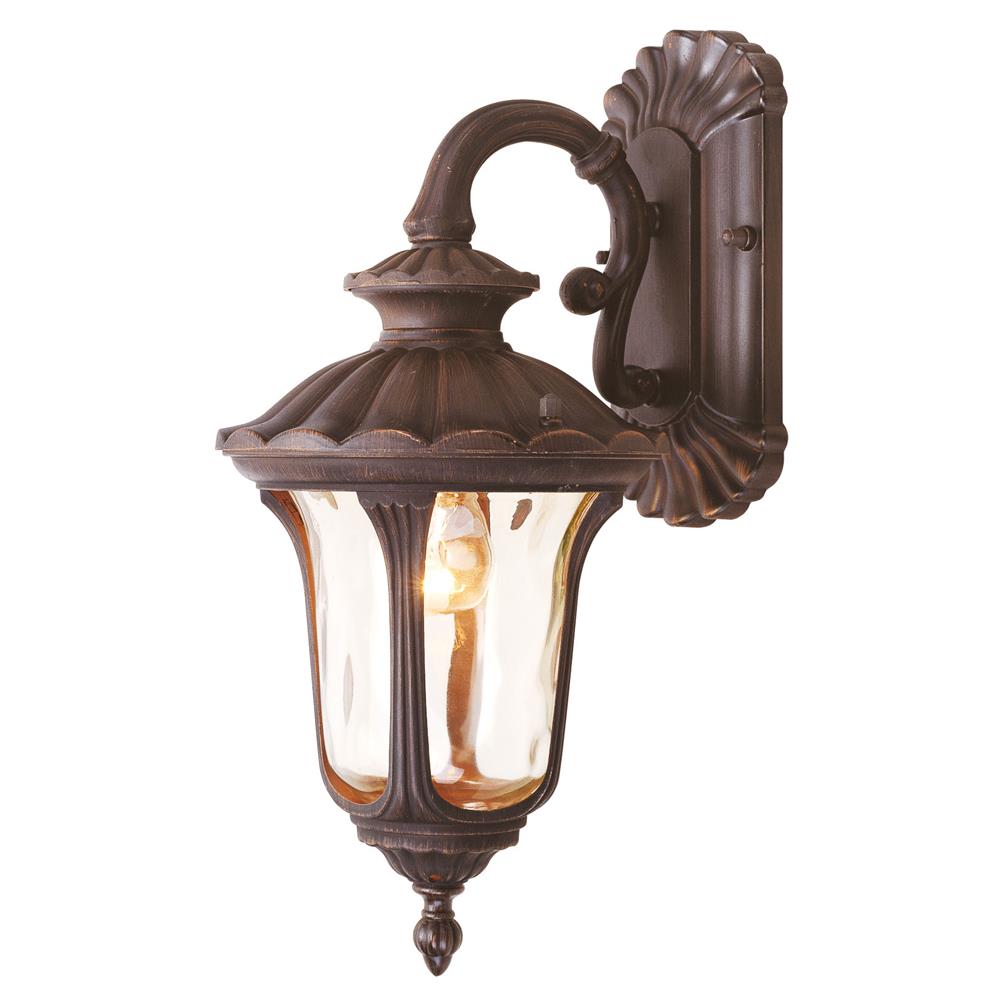 Livex Lighting 7651-58 Oxford Outdoor Wall Lantern in Imperial Bronze 